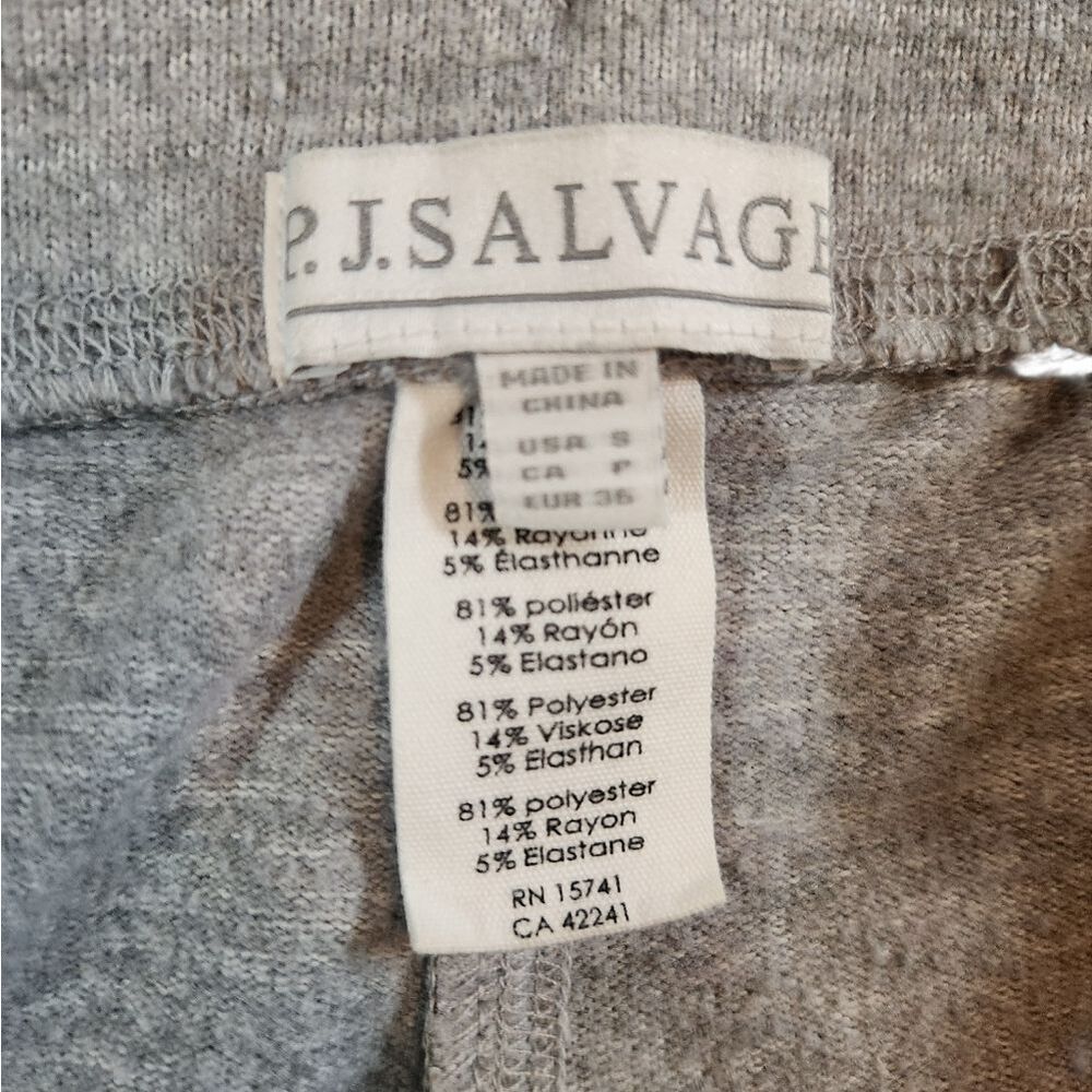 PJ Salvage Pajama Set XS Gray Cowboy Boots Shirt Lounge Pants Rope Chain - Picture 3 of 8
